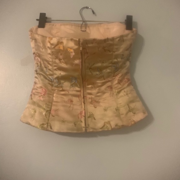 Delfin vintage Silk, Flare out Butterfly Bustier - Picture 5 of 9